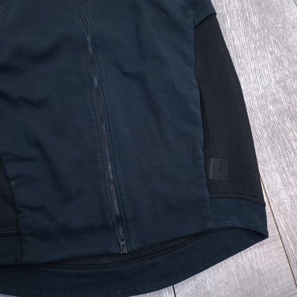 Nike Womens Tech Fleece Vest Size Large Black Mesh Back Full Zip Sleeveless - Picture 3 of 9